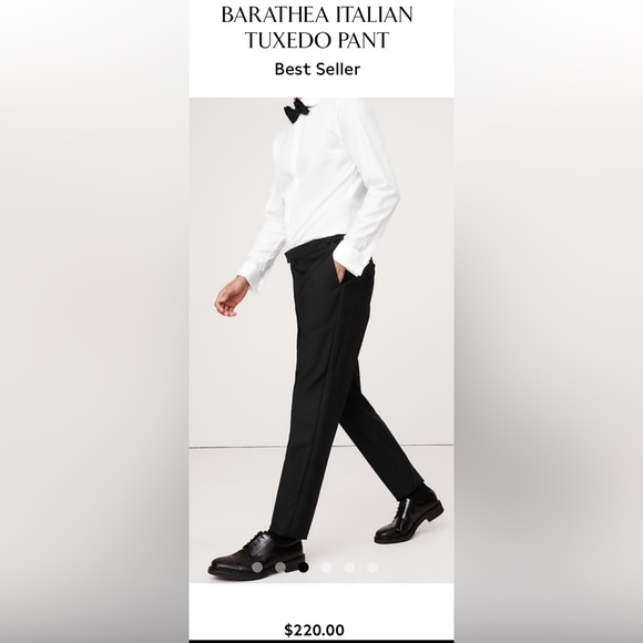 BANANA REPUBLIC BARATHEA ITALIAN TUXEDO PANT - Picture 5 of 14